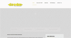 Desktop Screenshot of disndatentertainment.com